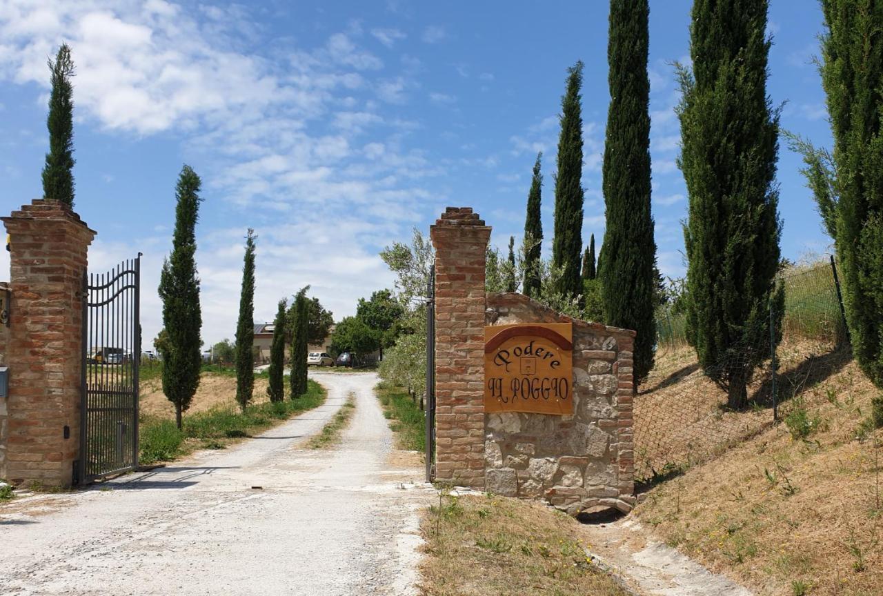 Podere Il Poggio Asciano Exterior foto